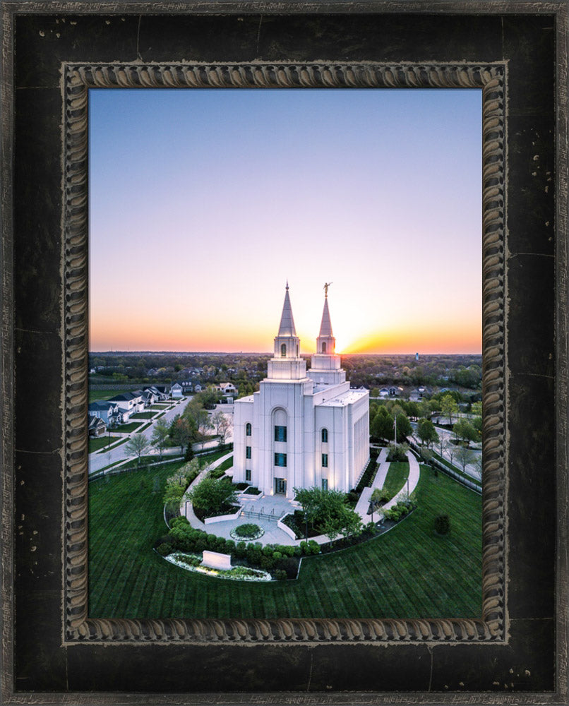 Kansas City Temple - Sunset
