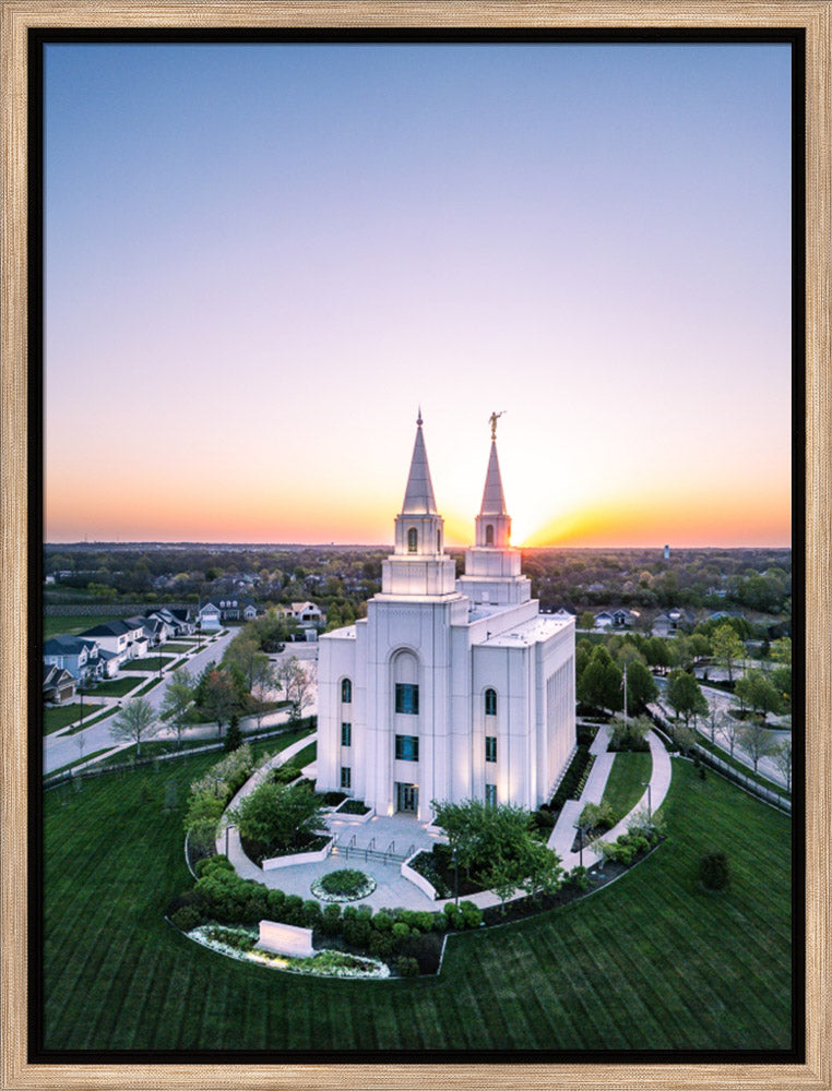 Kansas City Temple - Sunset