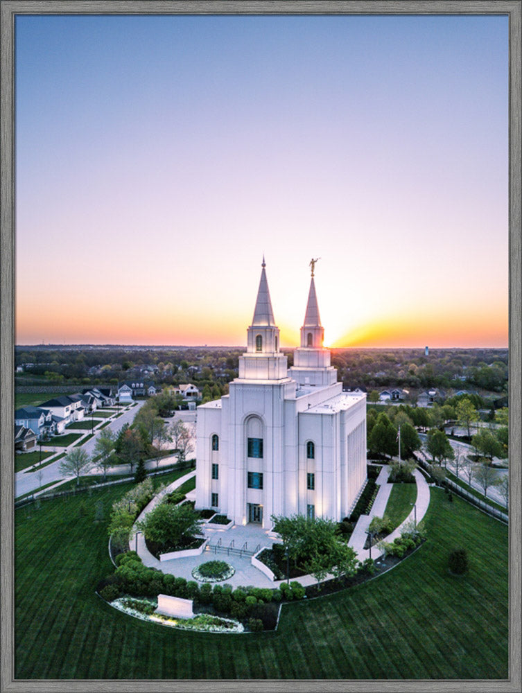 Kansas City Temple - Sunset