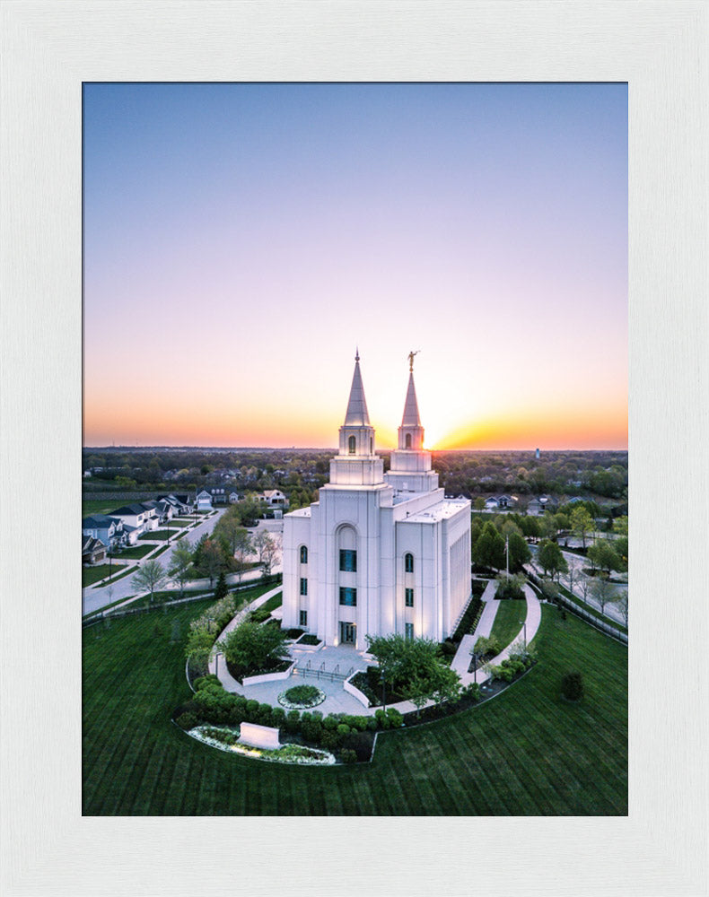 Kansas City Temple - Sunset