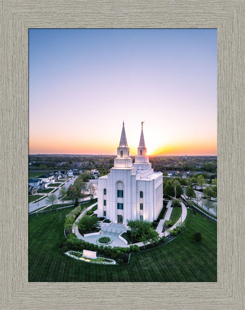 Kansas City Temple - Sunset