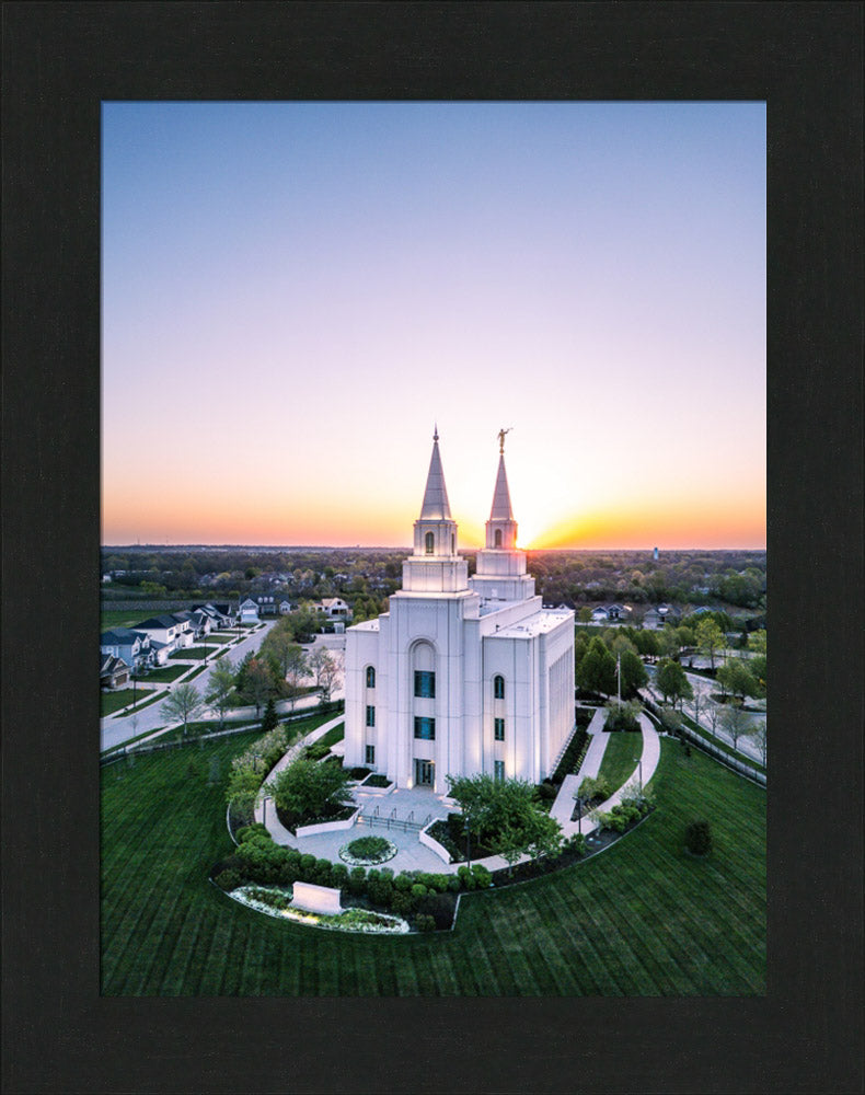 Kansas City Temple - Sunset