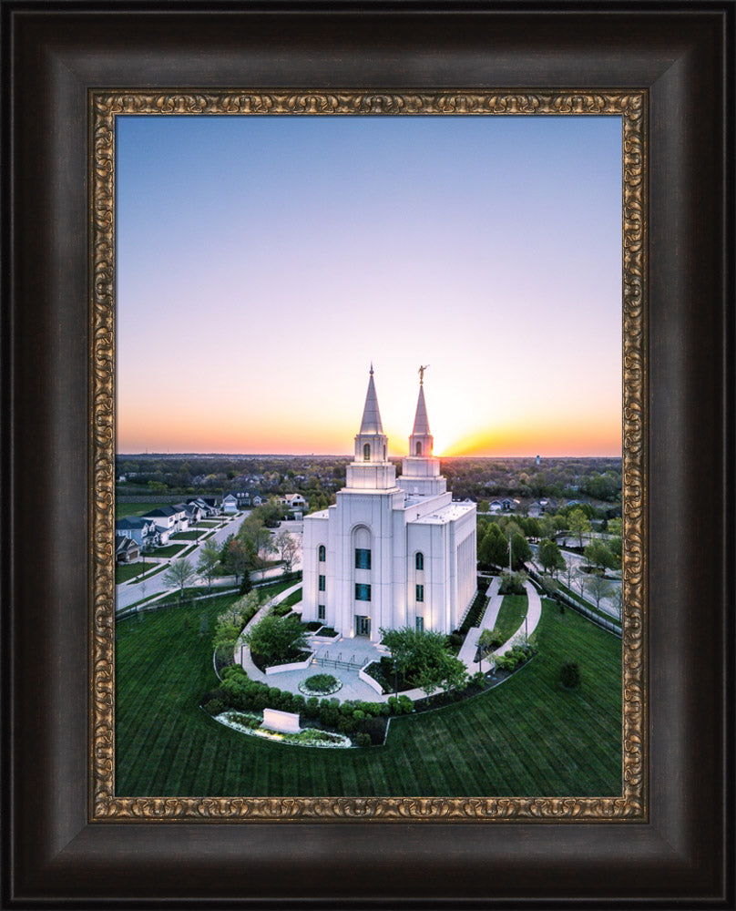 Kansas City Temple - Sunset