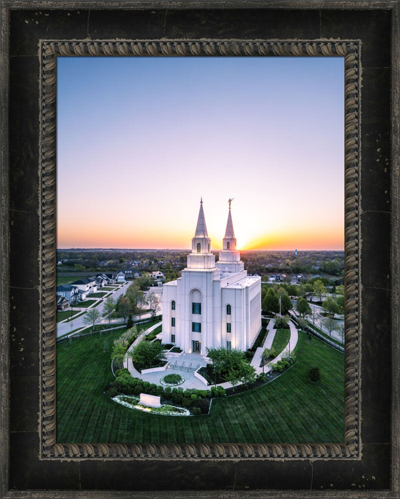 Kansas City Temple - Sunset