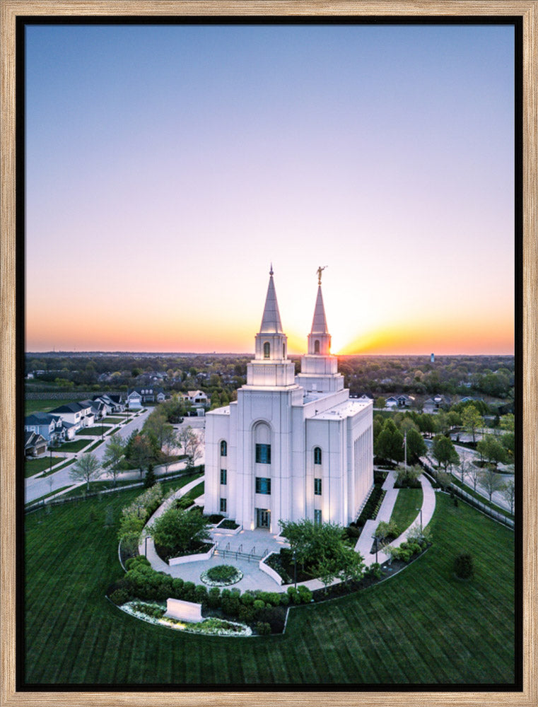 Kansas City Temple - Sunset