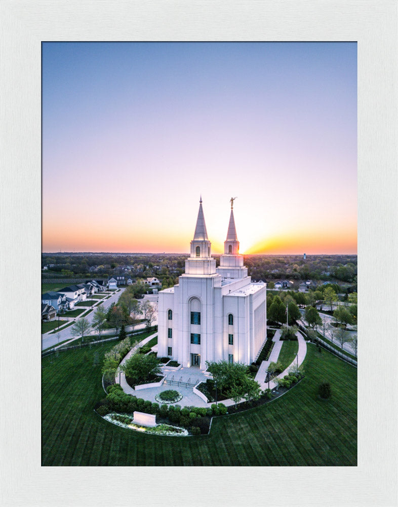 Kansas City Temple - Sunset