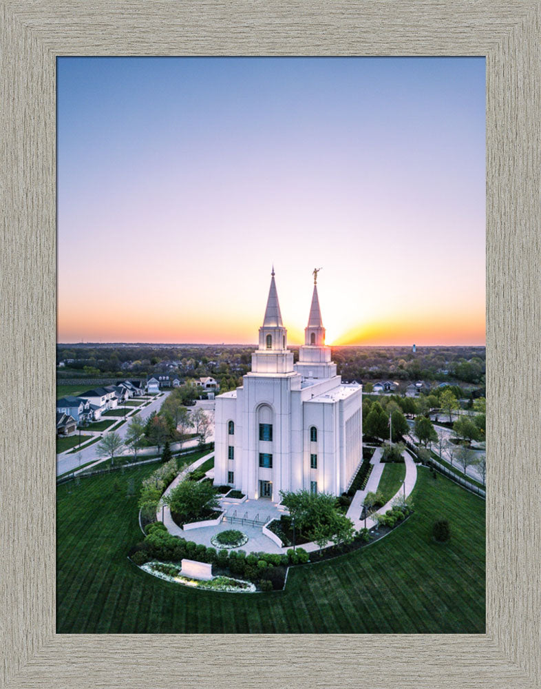 Kansas City Temple - Sunset