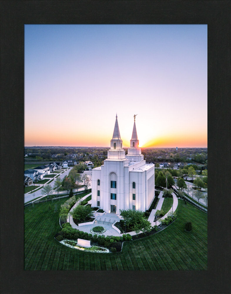 Kansas City Temple - Sunset