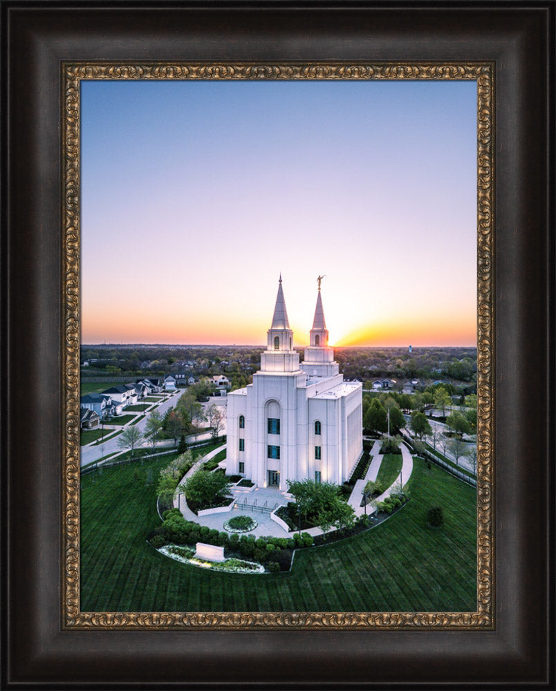 Kansas City Temple - Sunset