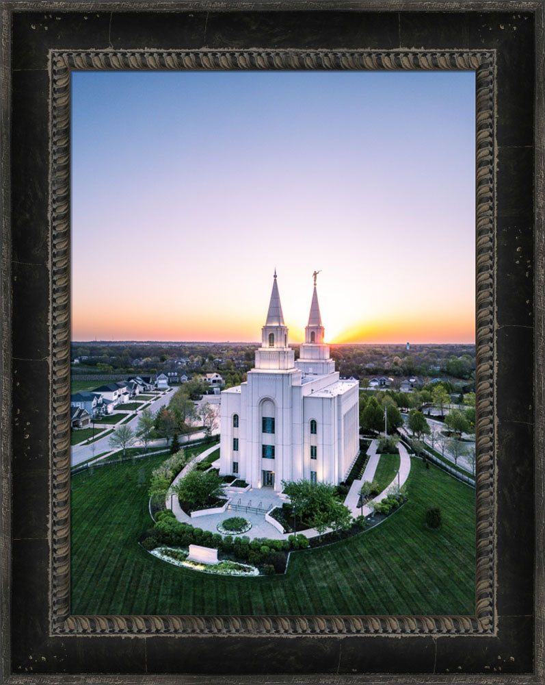 Kansas City Temple - Sunset