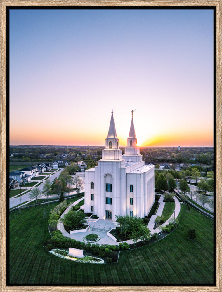 Kansas City Temple - Sunset