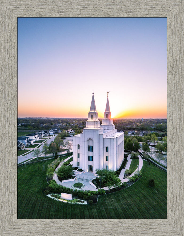 Kansas City Temple - Sunset