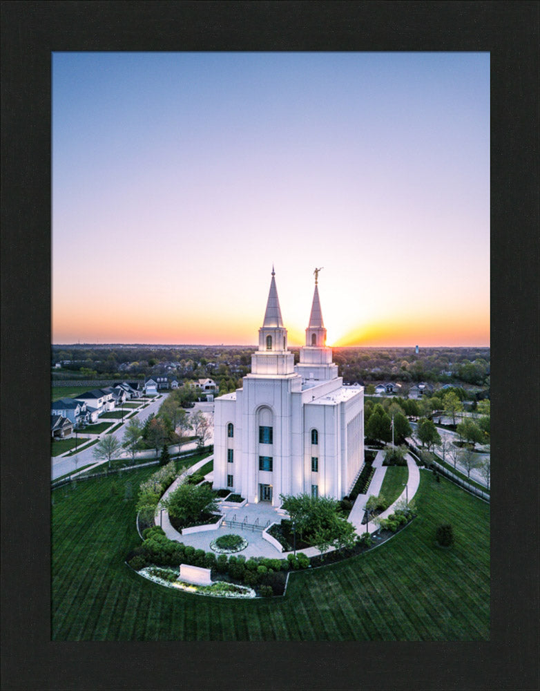 Kansas City Temple - Sunset