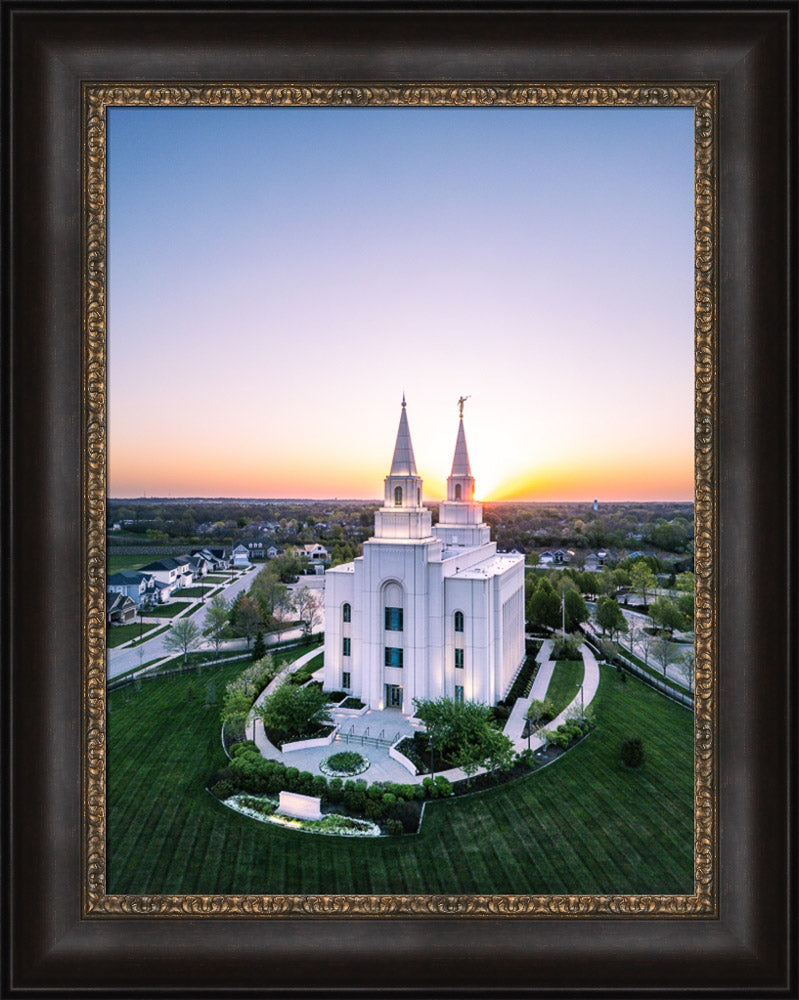 Kansas City Temple - Sunset