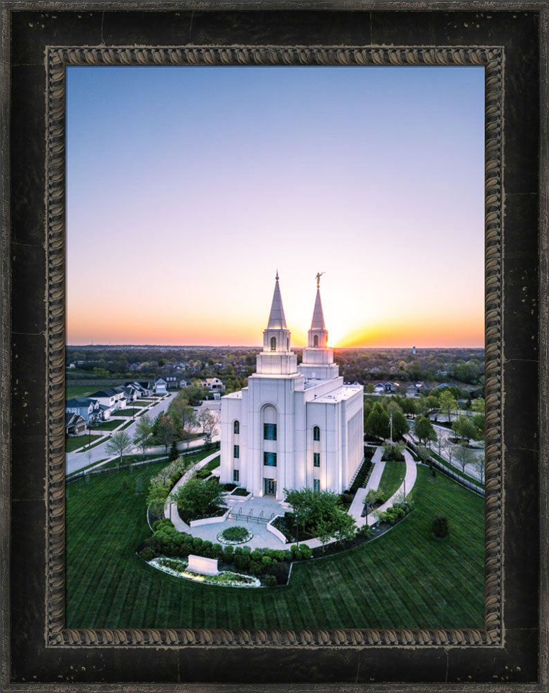 Kansas City Temple - Sunset