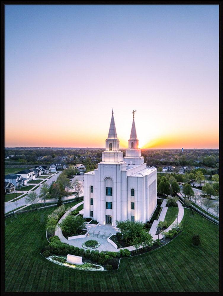 Kansas City Temple - Sunset