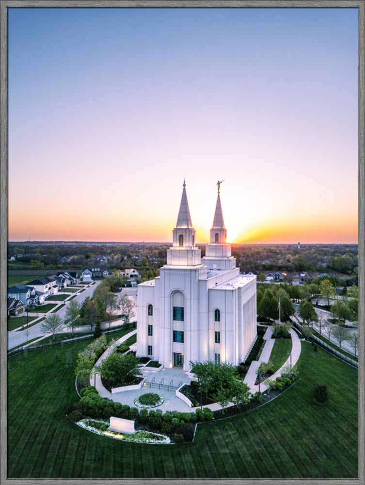 Kansas City Temple - Sunset