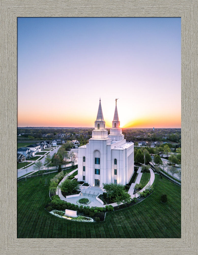 Kansas City Temple - Sunset