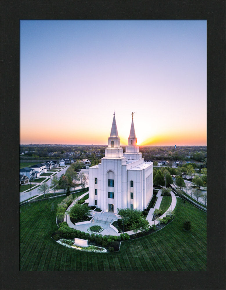 Kansas City Temple - Sunset