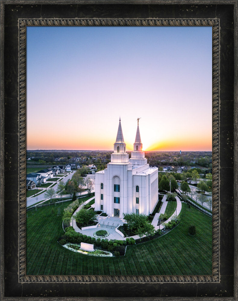 Kansas City Temple - Sunset