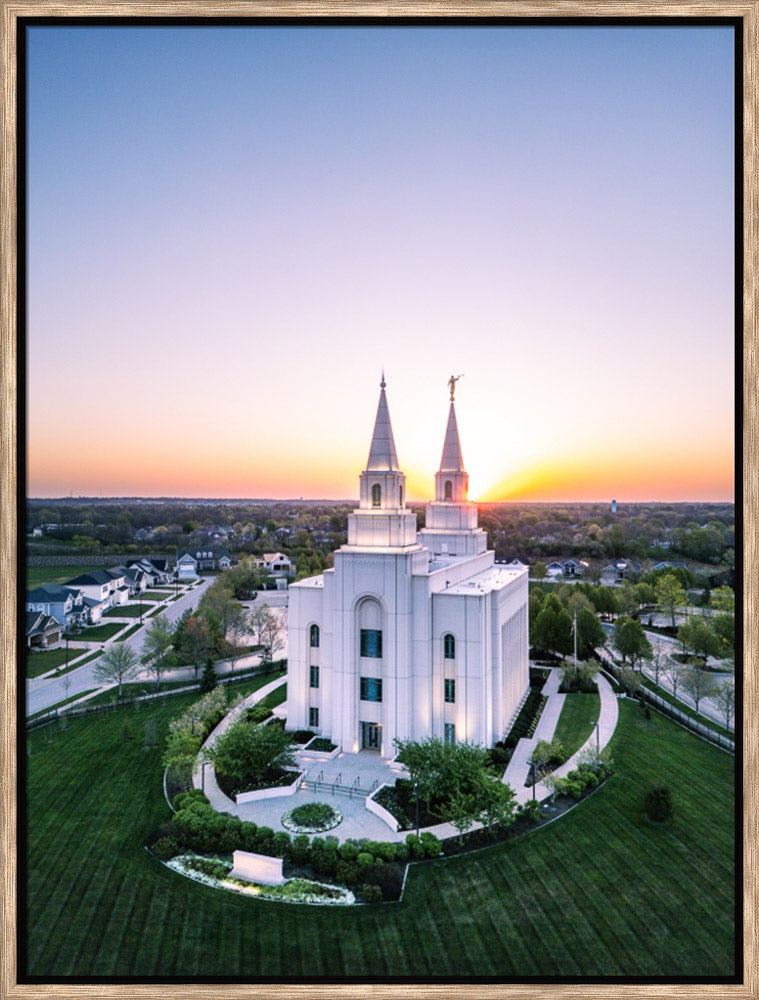 Kansas City Temple - Sunset