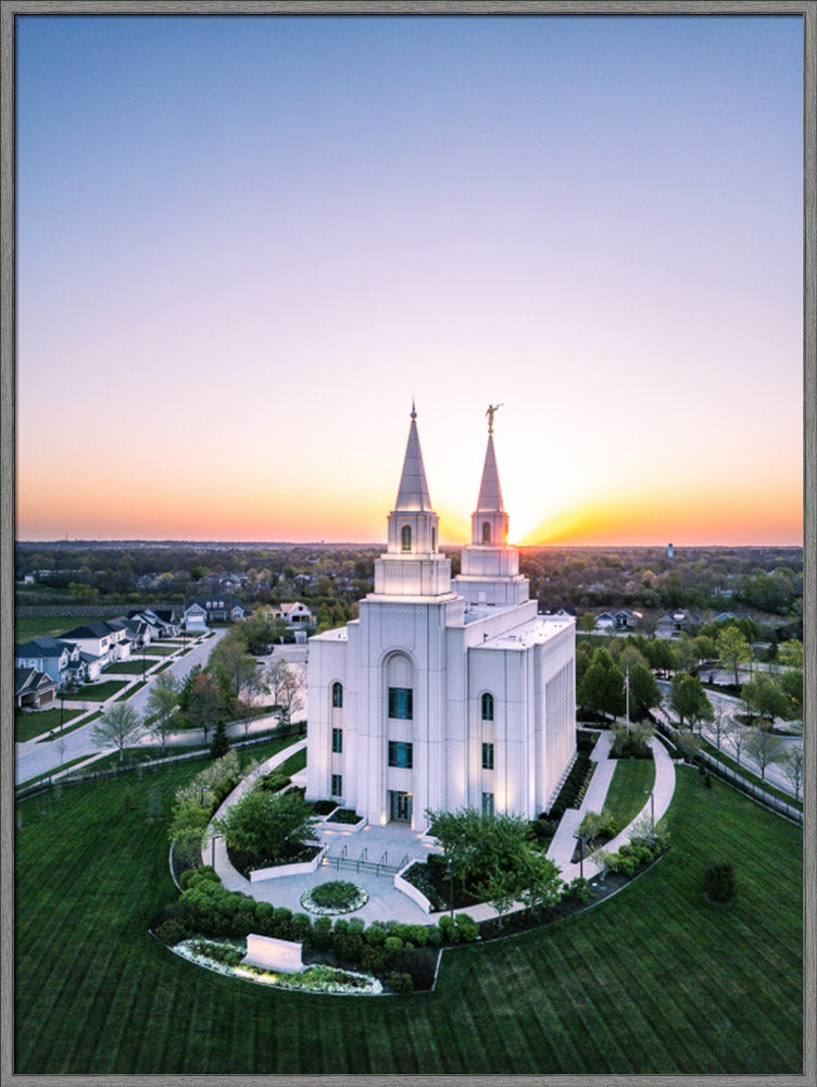 Kansas City Temple - Sunset