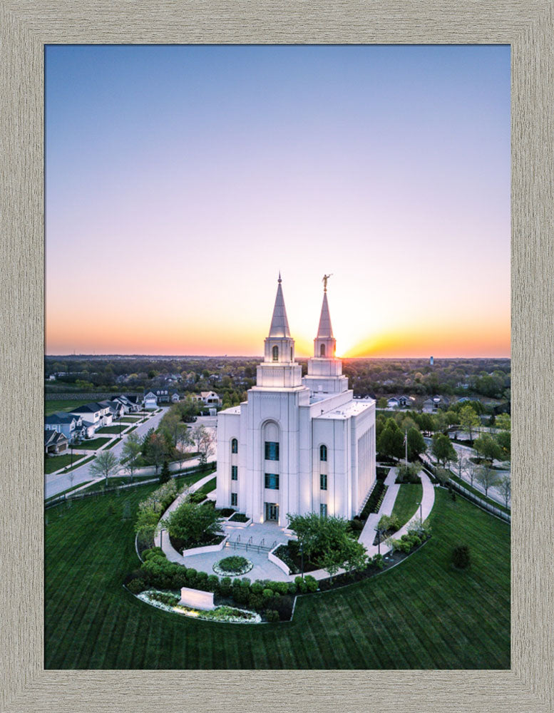 Kansas City Temple - Sunset