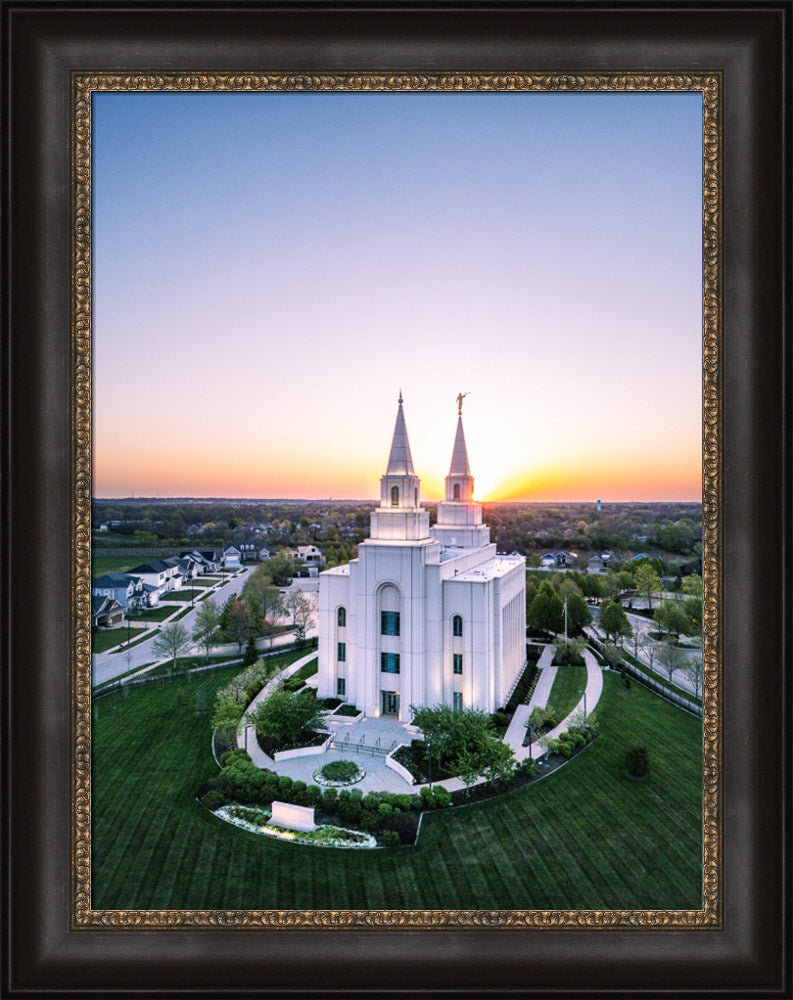 Kansas City Temple - Sunset