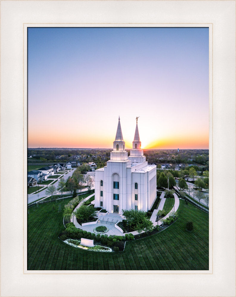 Kansas City Temple - Sunset