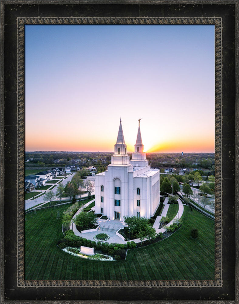 Kansas City Temple - Sunset