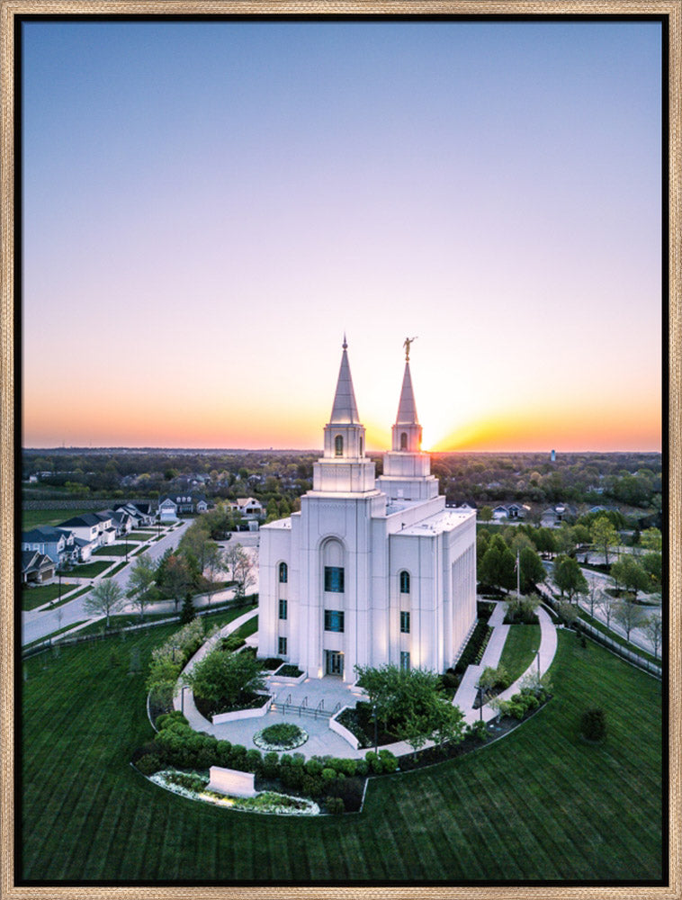 Kansas City Temple - Sunset