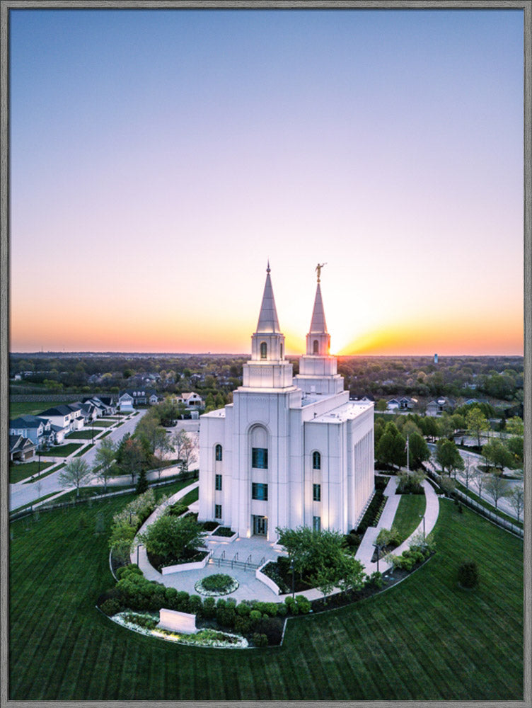 Kansas City Temple - Sunset