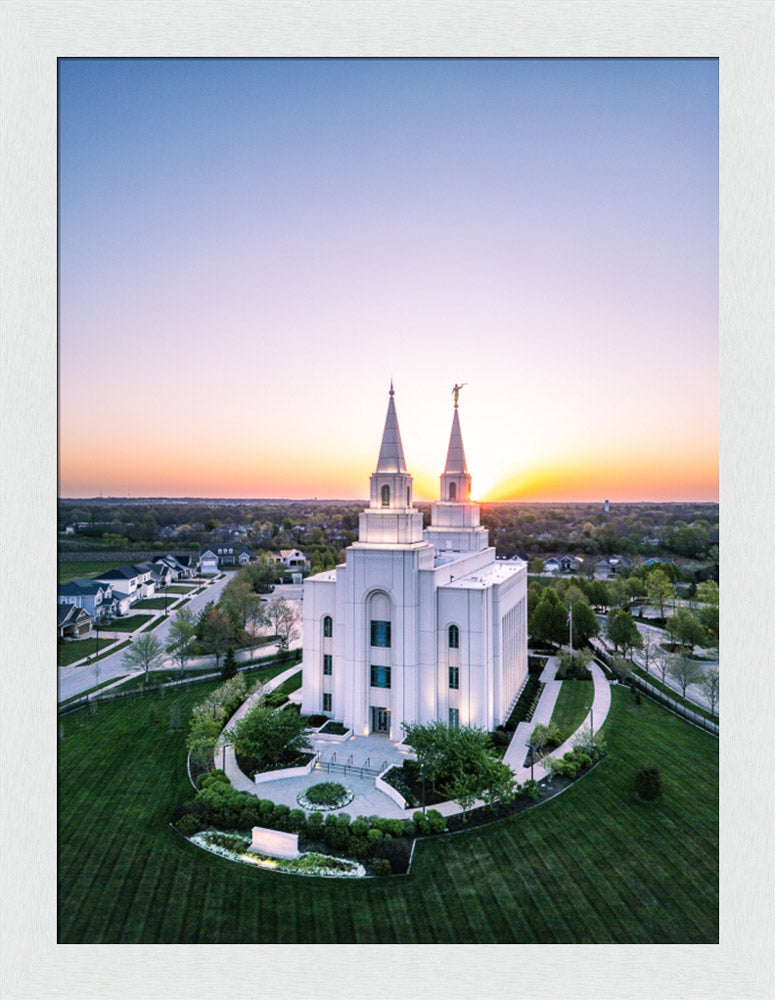 Kansas City Temple - Sunset