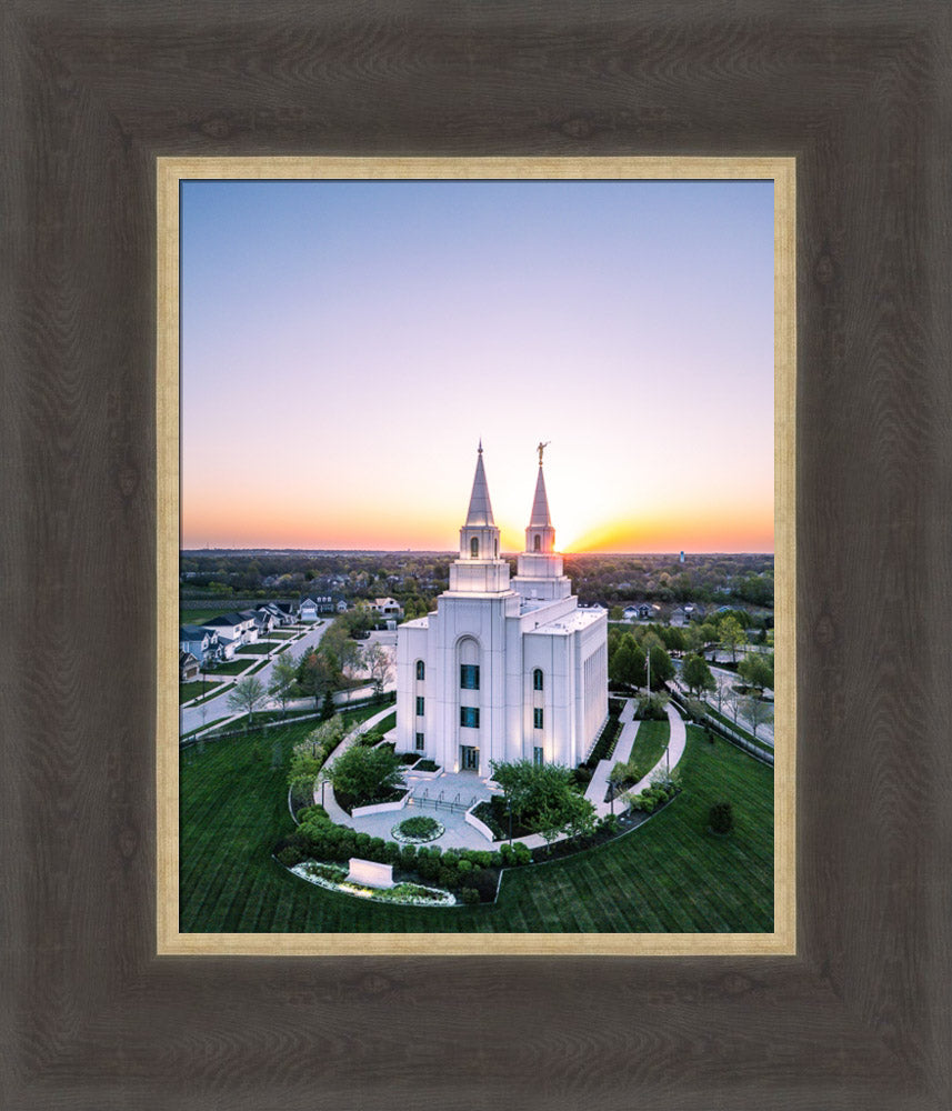 Kansas City Temple - Sunset