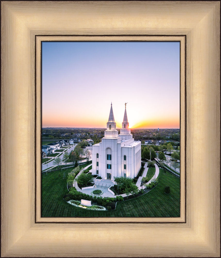 Kansas City Temple - Sunset