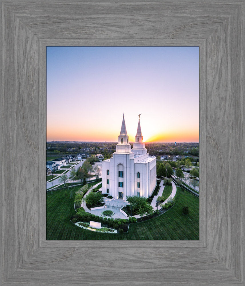 Kansas City Temple - Sunset