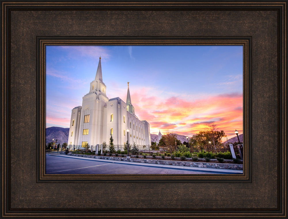 Brigham City Temple - Cloudy Sunrise