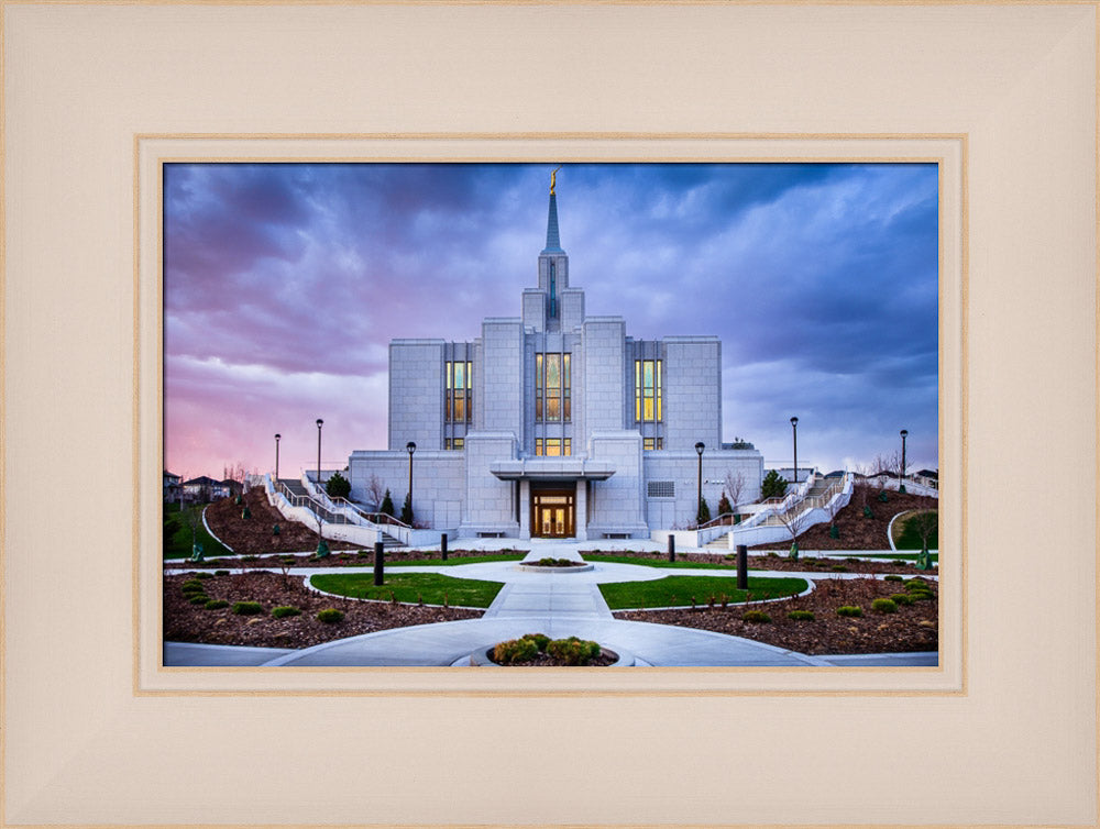 Calgary Temple - Purple Twilight