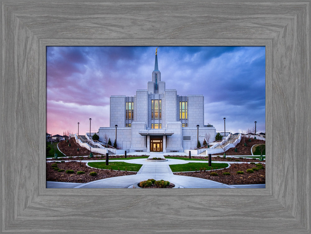 Calgary Temple - Purple Twilight