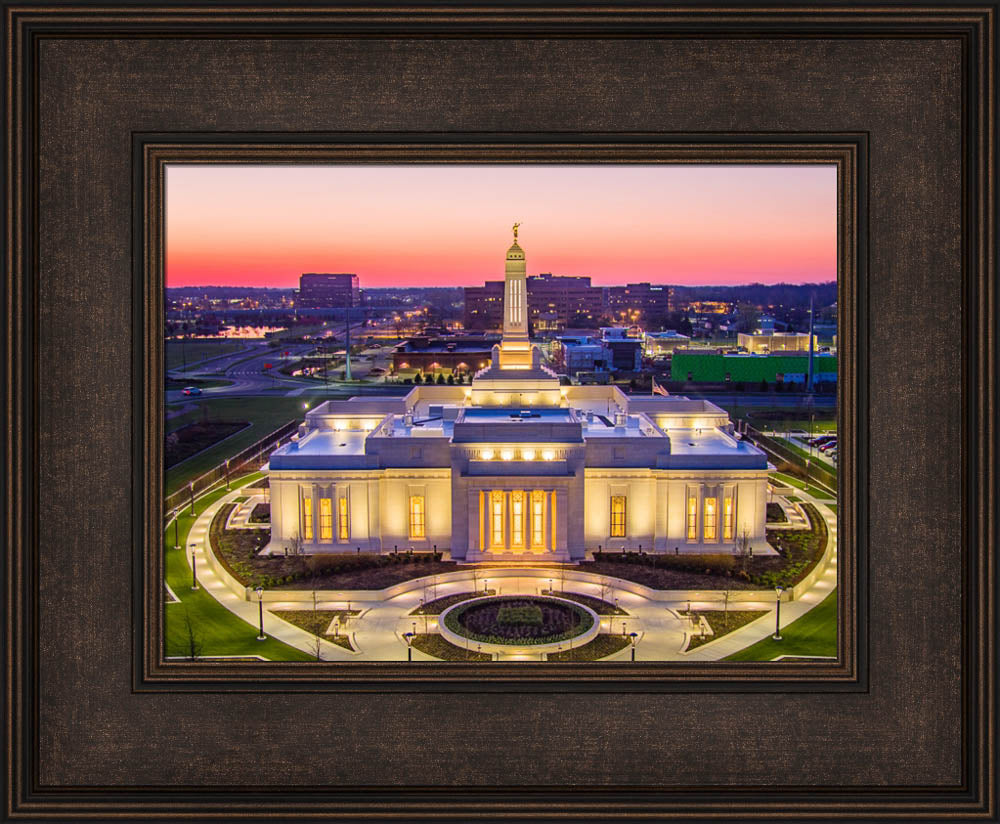 Indianapolis Temple - Above the City