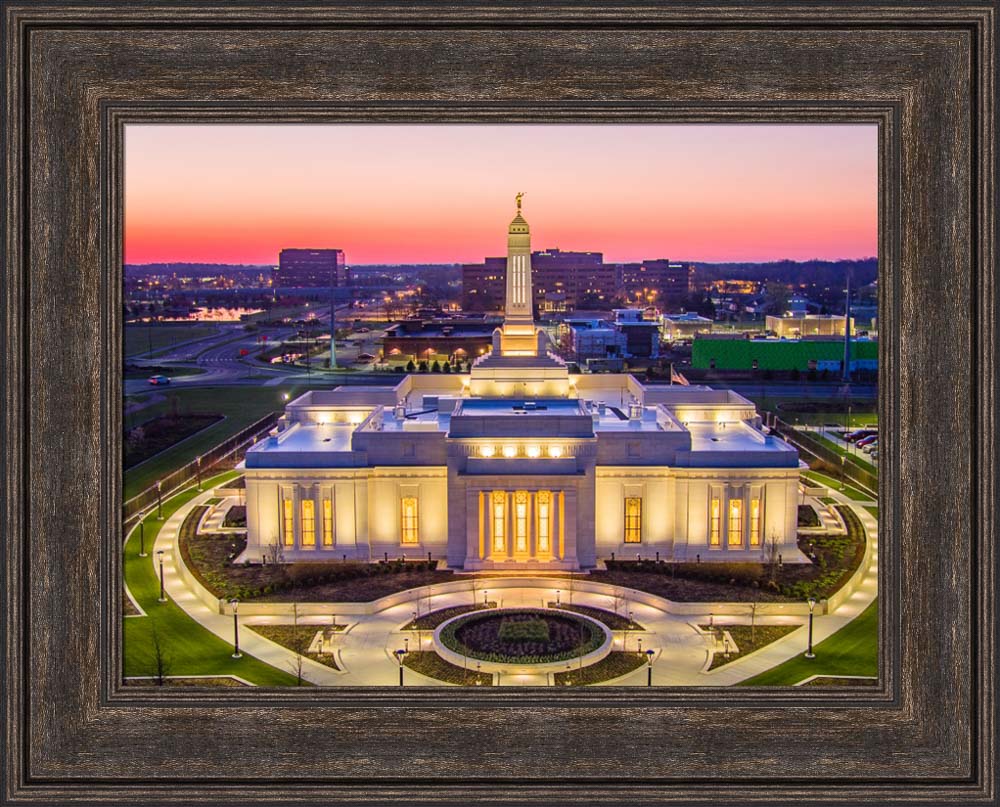 Indianapolis Temple - Above the City