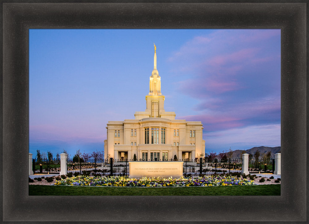 Payson Temple - Sunrise Front