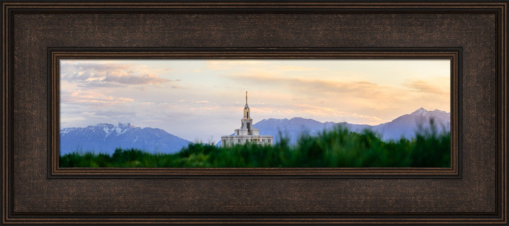 Payson Temple - Mountain Panorama