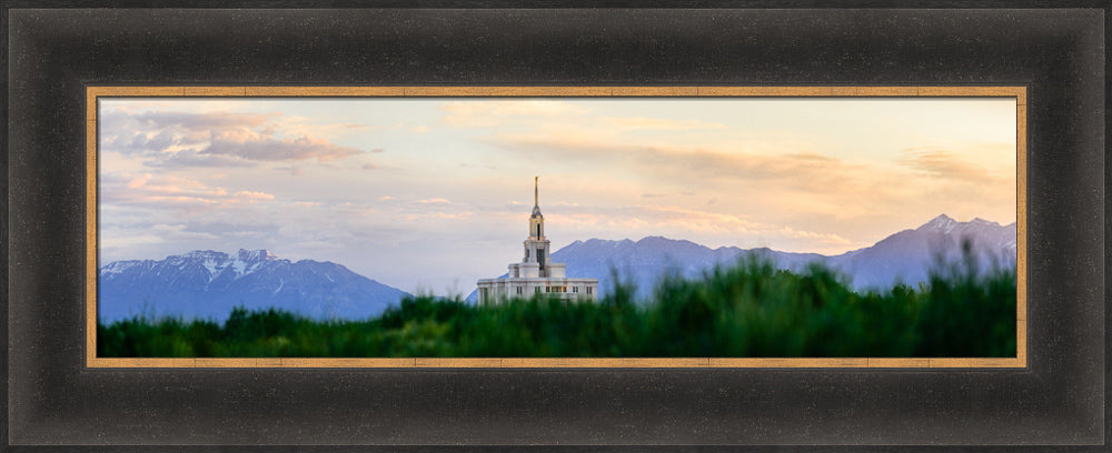 Payson Temple - Mountain Panorama