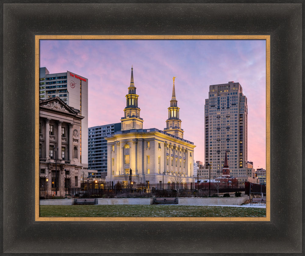 Philadelphia Temple - Evening View