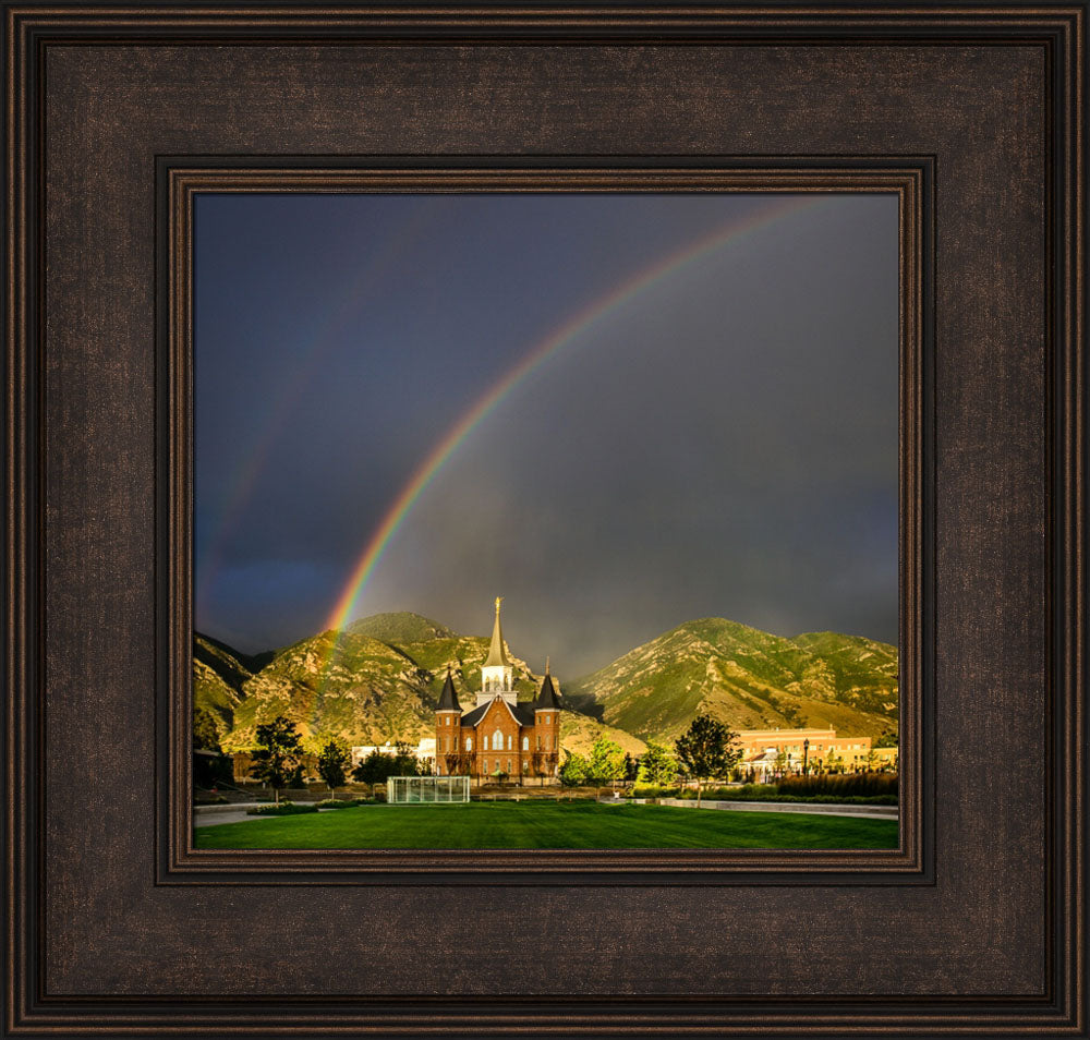 Provo City Center Temple - Double Rainbow