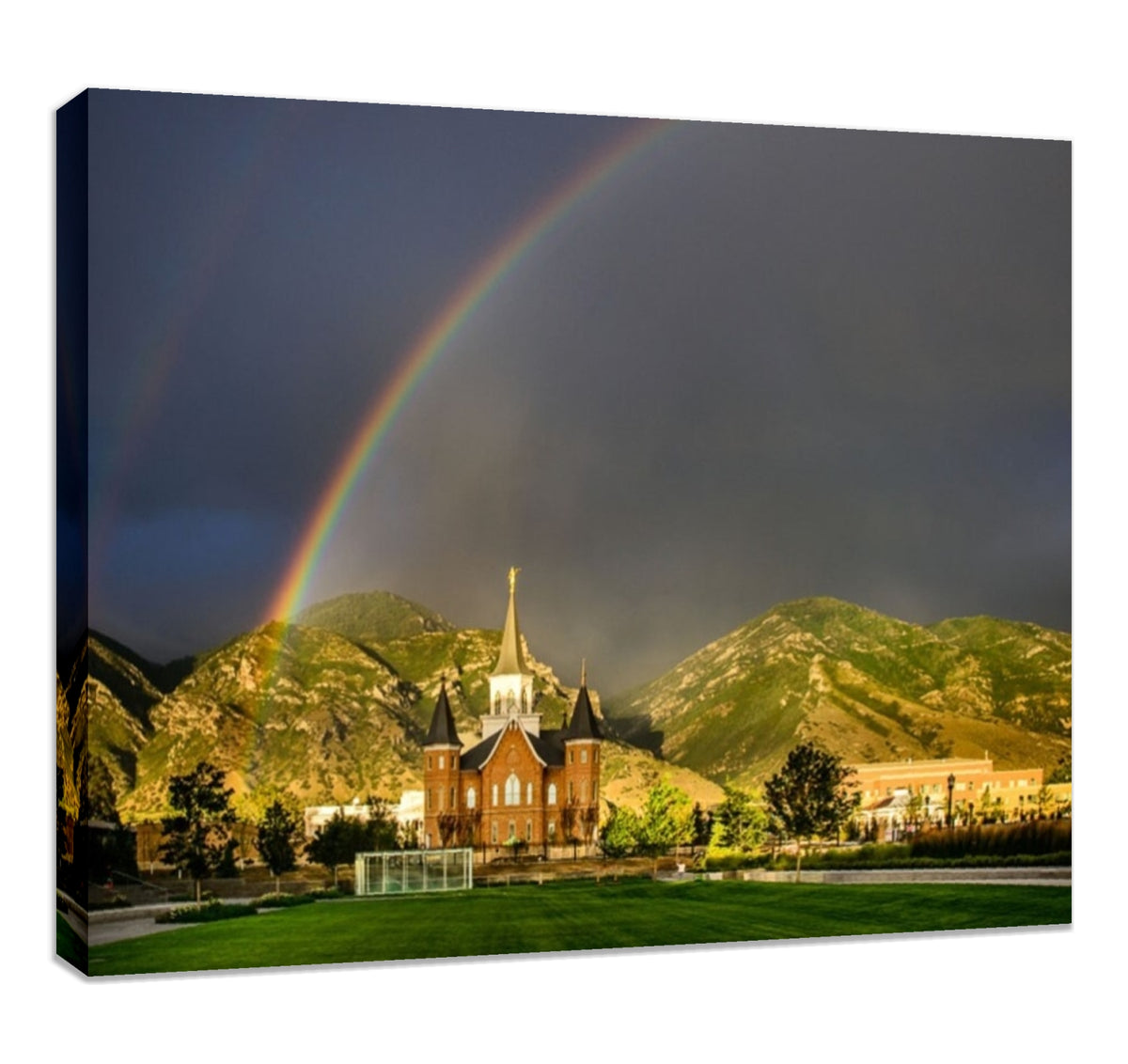 Provo City Center Temple - Double Rainbow