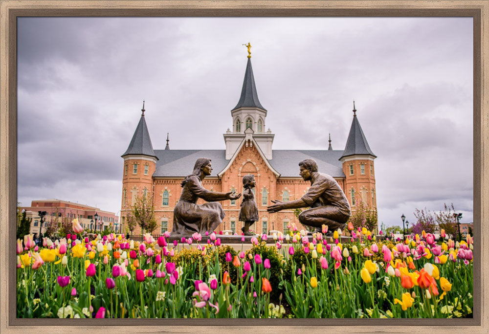 Provo City Center Temple - Springtime Family