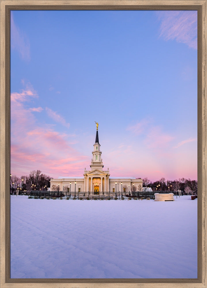 Hartford Temple - Morning Skies