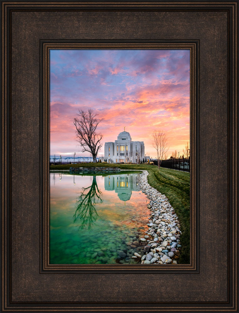 Meridian Temple - Sunset Reflection